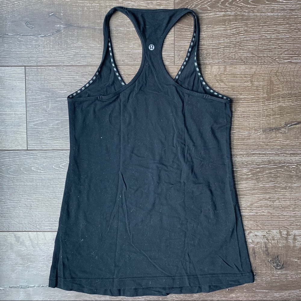 Lululemon Black Racerback Tank - Picture 2 of 2
